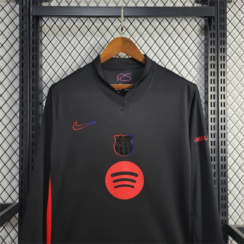 Maillot FC Barcelone Extérieur Manches Longues 24/25