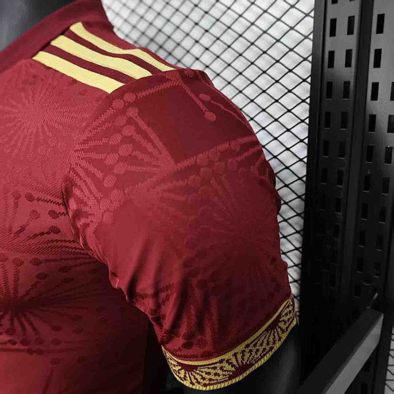Maillot Mexique Or Rouge Player Version 2025