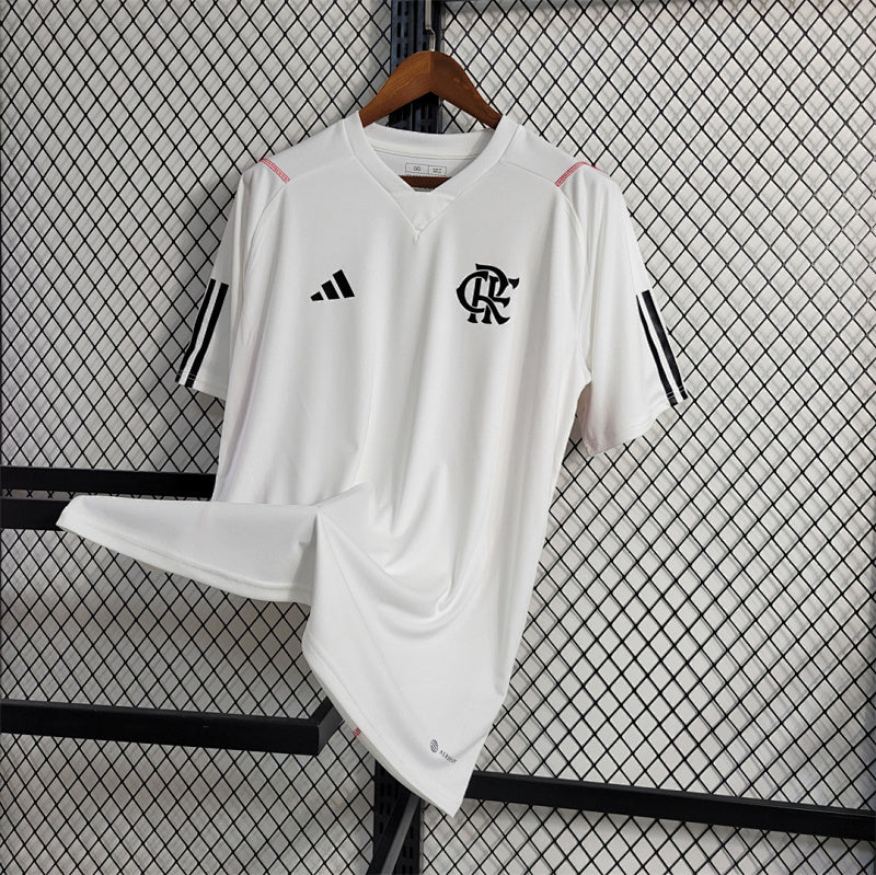 Camiseta Flamengo Blanco Pre-Partido 23/24