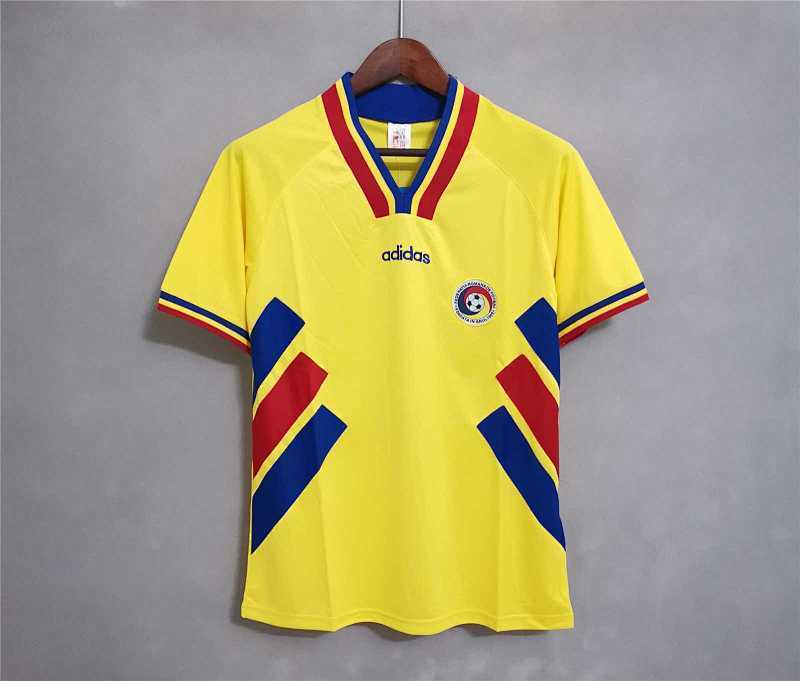 Romania Yellow Retro Jersey 1994