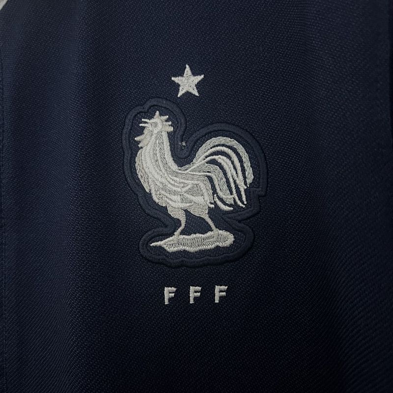 Maillot France Vintage Dropship Domicile Rétro 2014