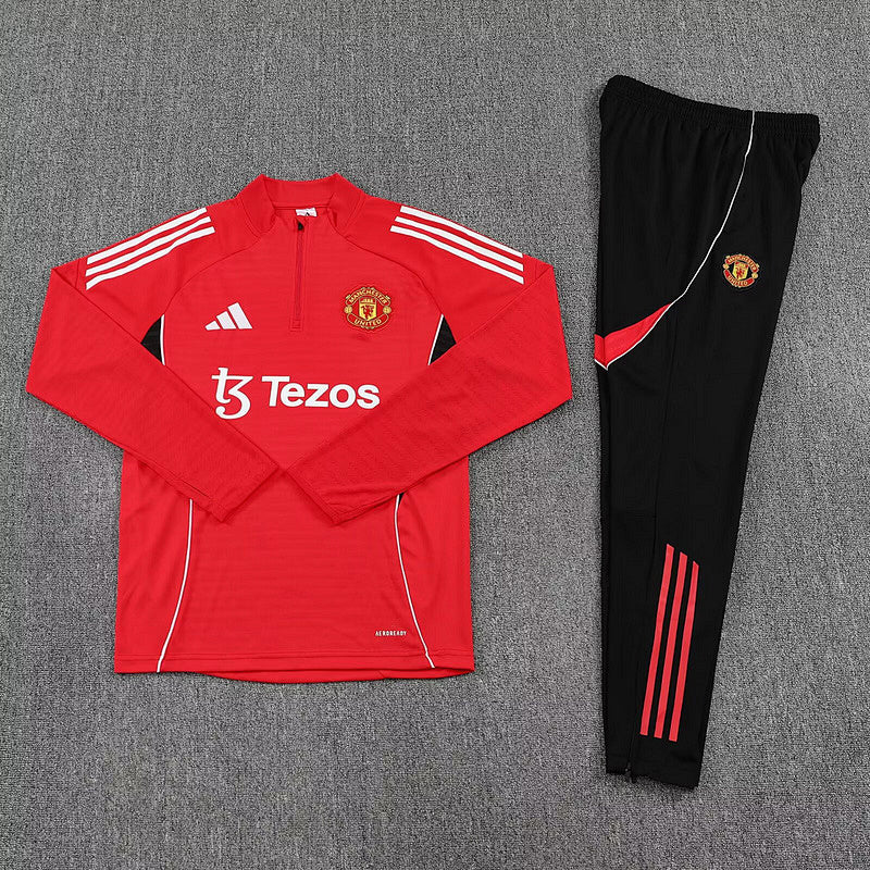 Survêtement Manchester United Rouge 25/26