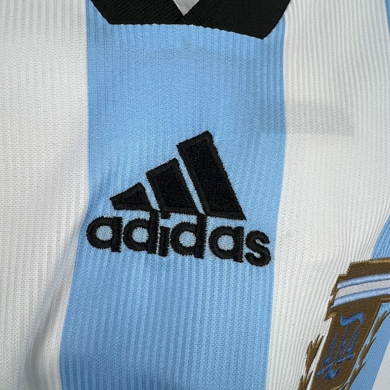 Maillot Argentine Vintage Domicile Rétro 1998