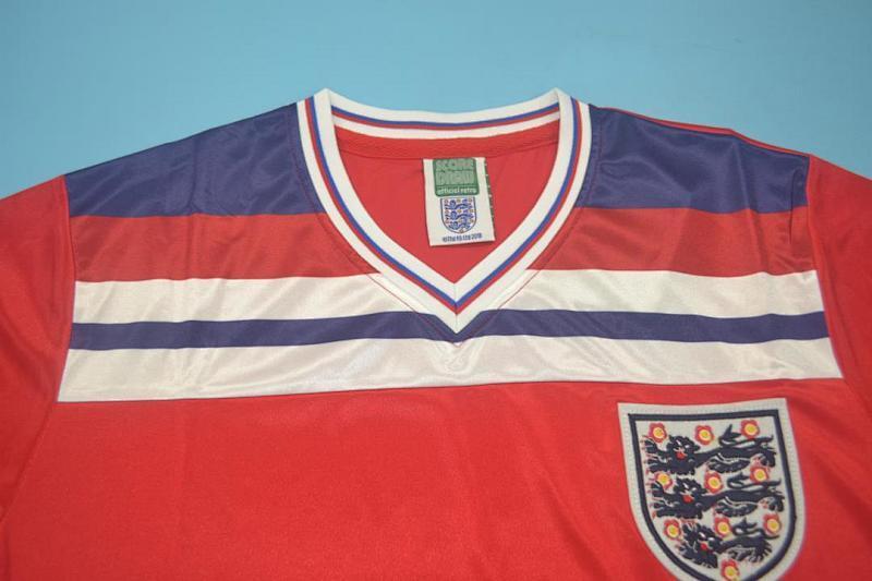 Maillot England Extérieur Rétro 1980