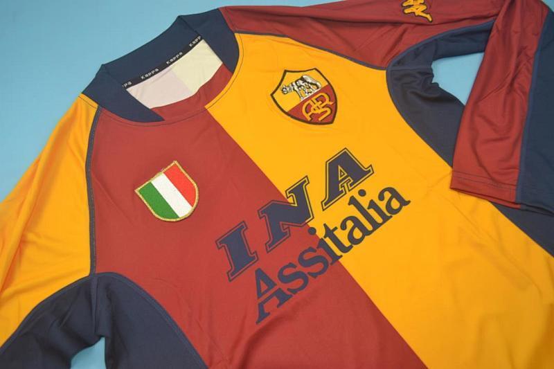 Maillot AS Roma Domicile Rétro 2001/02