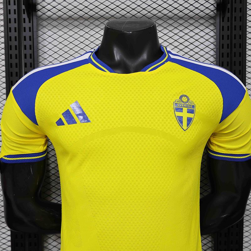 Maillot Suède Domicile Player Version Coupe du Monde 2026