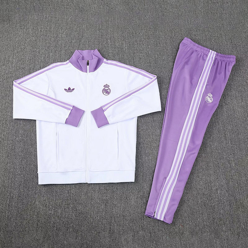 Survêtement Real Madrid Blanc&Violet 25/26