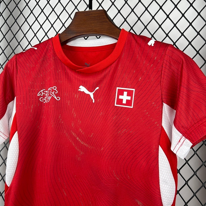 Maillot Suisse Domicile Enfant Coupe du Monde 2026