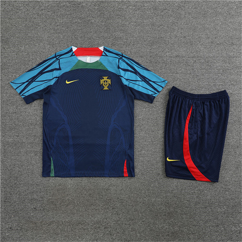 Conjunto Portugal Azul Pre-Partido 2022
