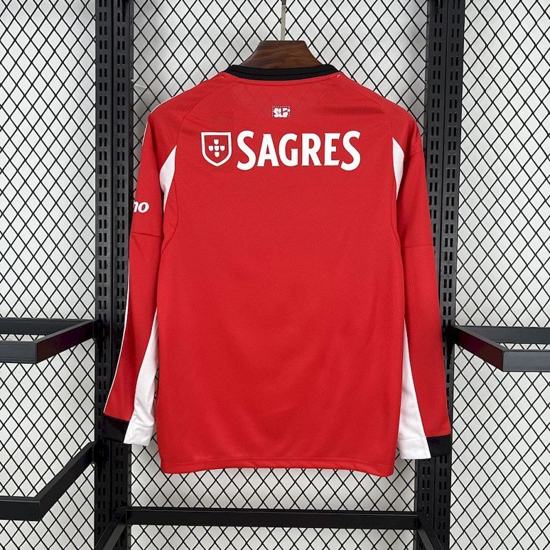 Maillot Benfica Domicile Manches Longues 25/26