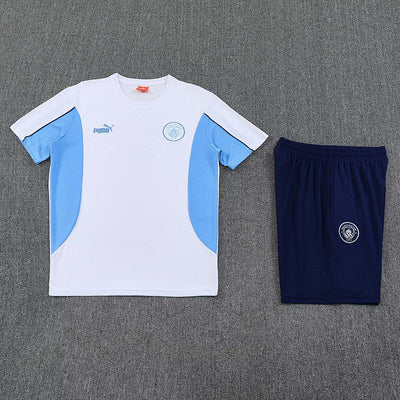 Ensemble Manchester City Blanc&Bleu Prématch 25/26