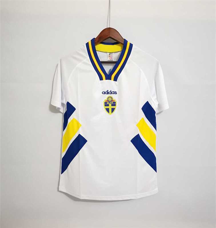 Camiseta Suecia Blanco Visitante Retro 1994