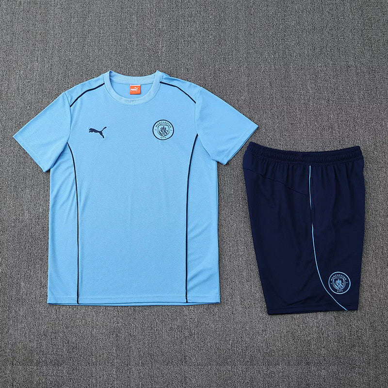Ensemble Manchester City Bleu Prématch 25/26