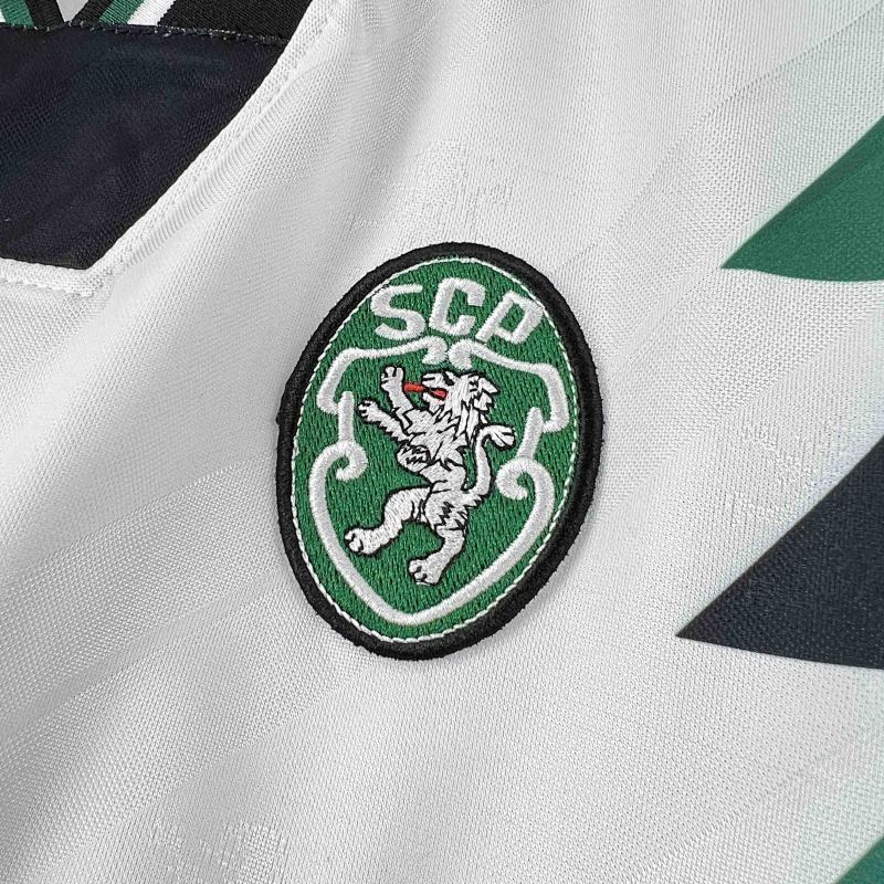 Sporting CP White Retro Jersey 25/26