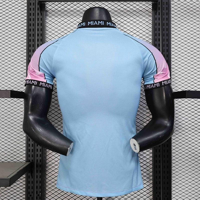 Camiseta Inter Miami Azul Rosa Versión Player 25/26