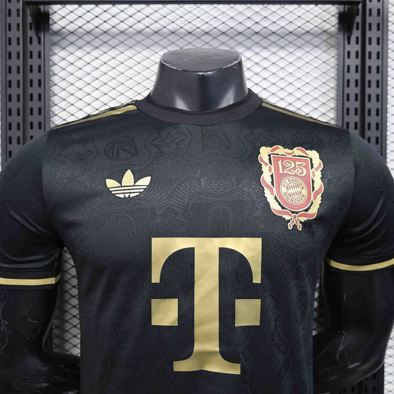 Maillot Bayern Munich 125 ans Noir Player Version 24/25