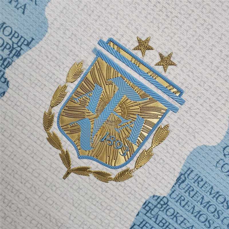 Maillot Argentine Commemorative Bleu Blanc Édition spéciale 2021