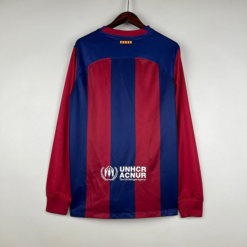 Maillot FC Barcelone Domicile Manches Longues 23/24