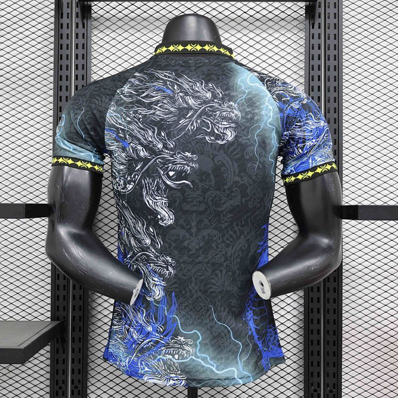 Maillot Real Madrid Noir Bleu Player Version 24/25