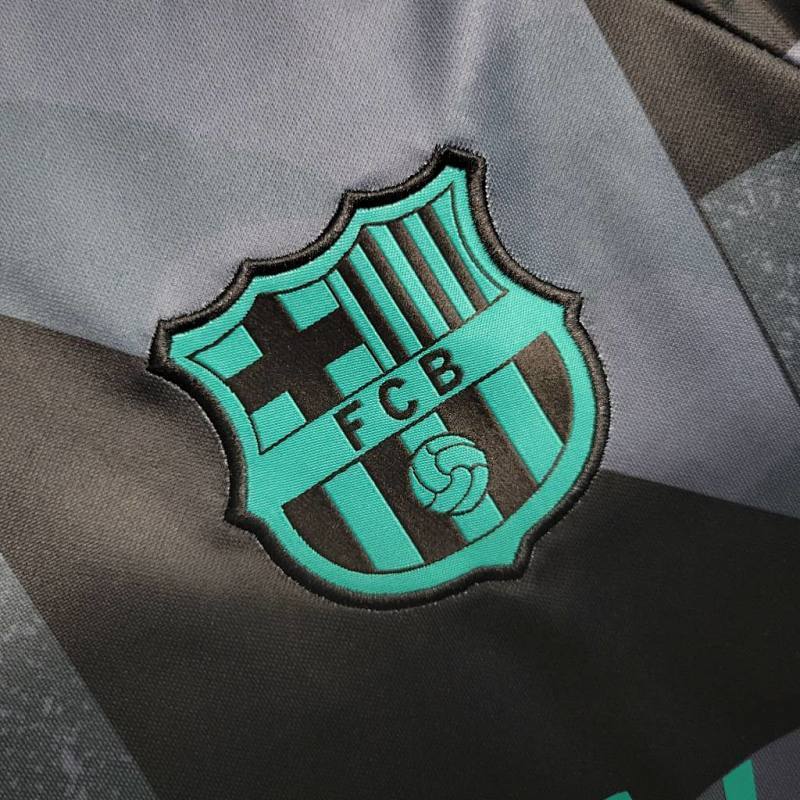 Camiseta FC Barcelona Negro Pre-Partido 23/24