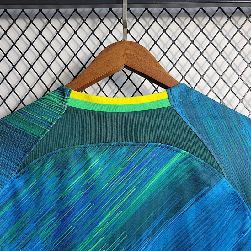 Maillot Brésil Vert Prématch 2023