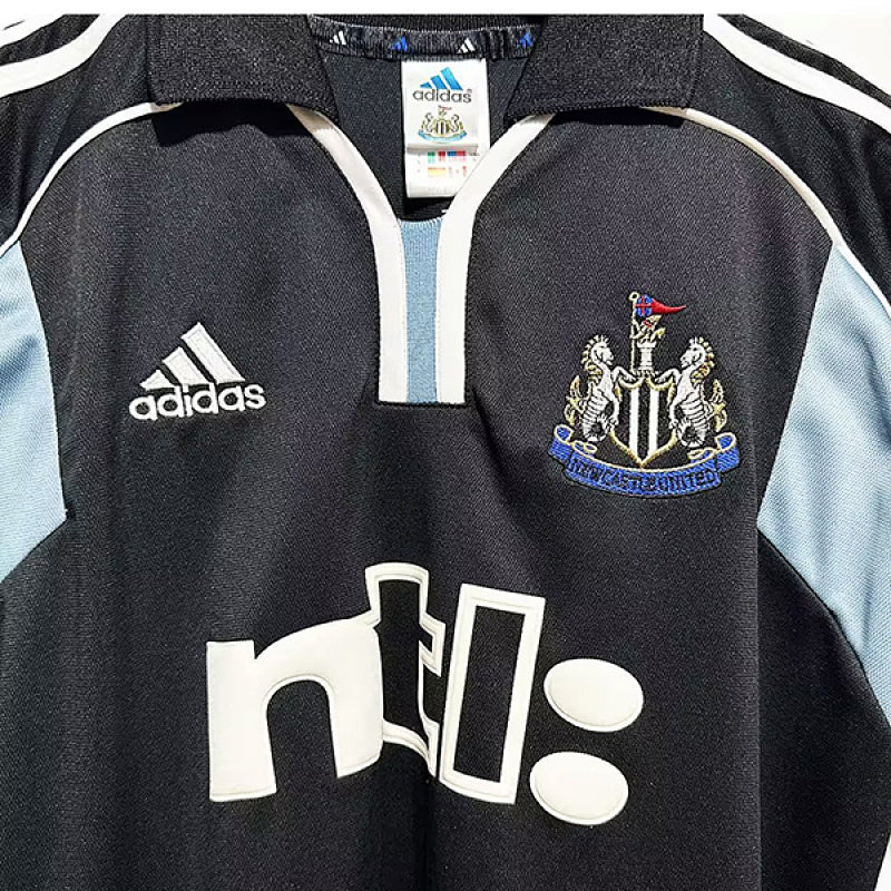 Newcastle Black Away Retro Jersey 00/01