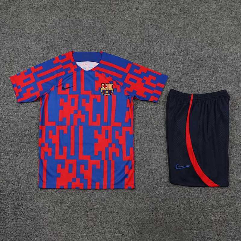 Ensemble FC Barcelone Rouge&Bleu Prématch 22/23