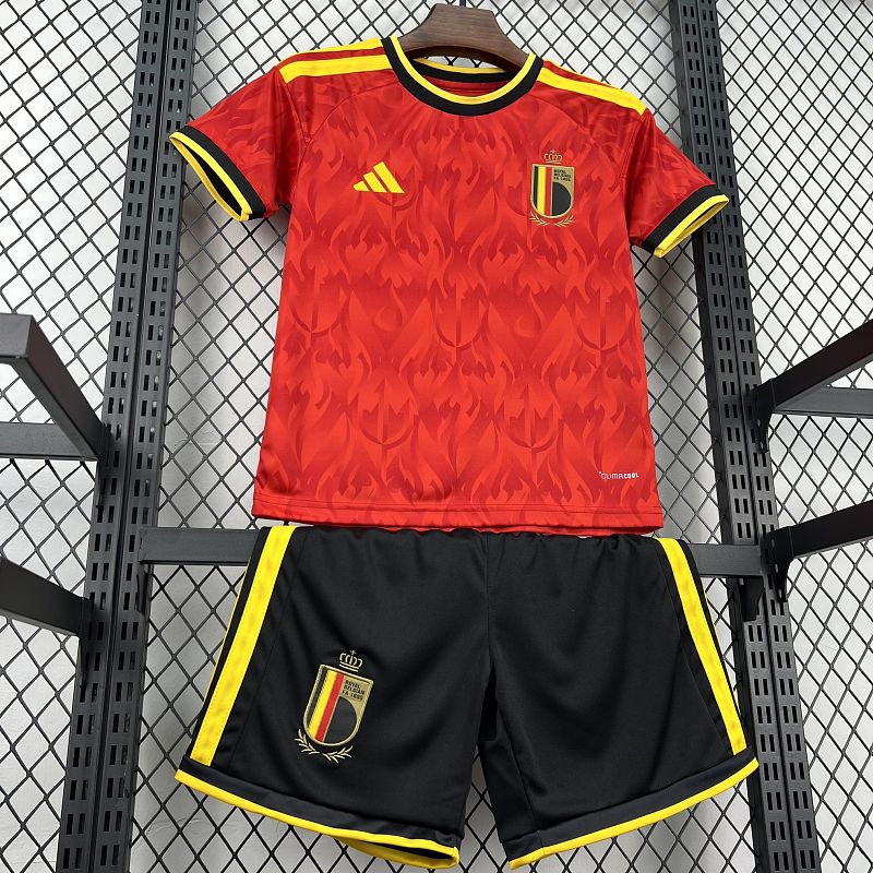 Maillot Belgique Domicile Enfant Coupe du Monde 2026