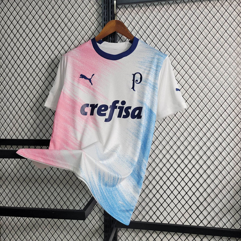 Maillot Palmeiras Rose Blanc 23/24