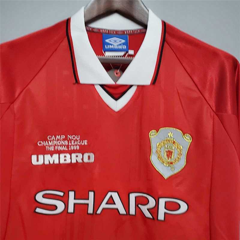 Maillot Manchester United Domicile Rétro 1999/00