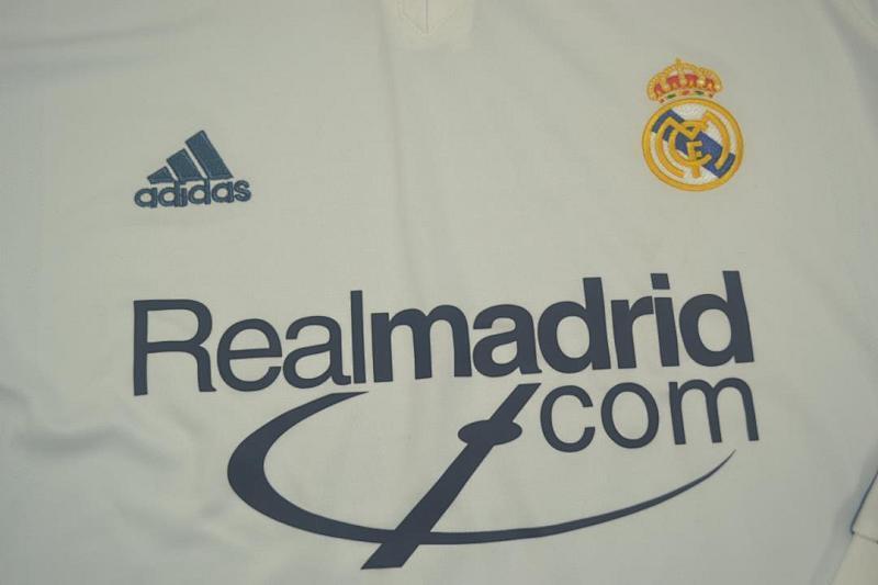 Maillot Real Madrid Domicile Rétro 2000/01
