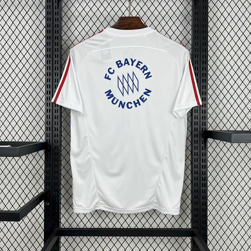Camiseta Bayern Múnich Blanco Rojo 25/26