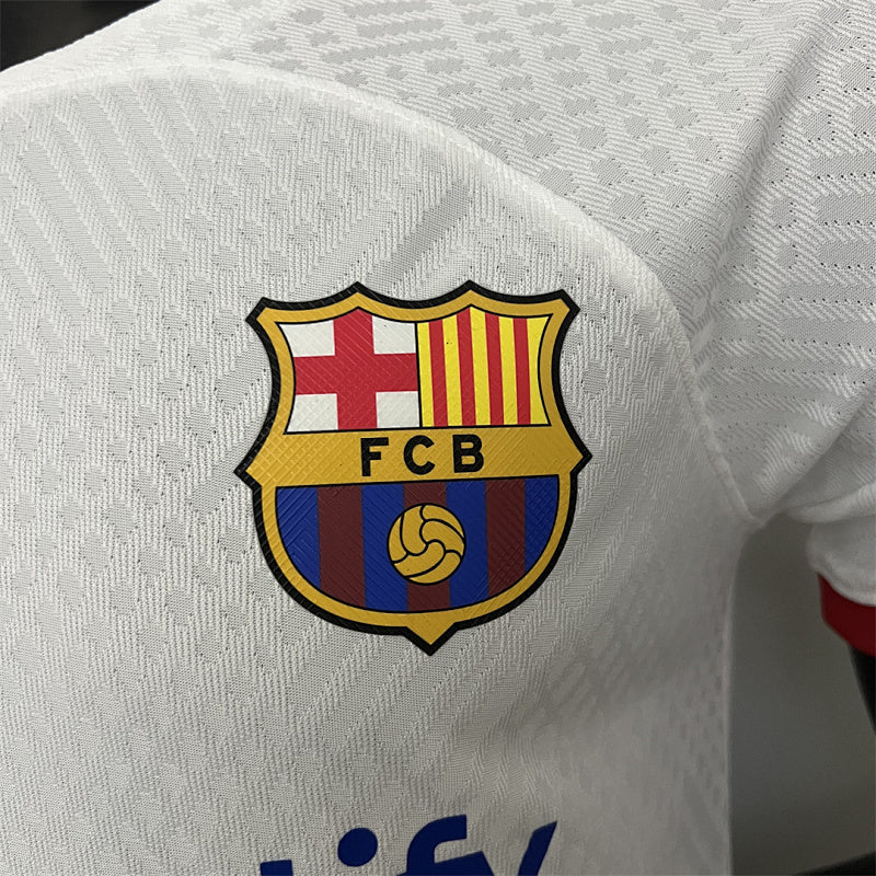 FC Barcelona White Pre-Match Jersey 23/24