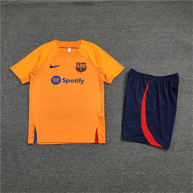 Ensemble FC Barcelone Jaune Prématch 22/23