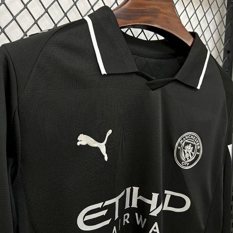 Maillot Manchester City Extérieur Manches Longues 25/26