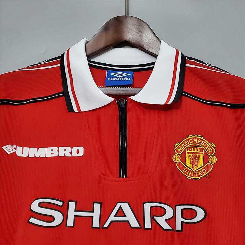Maillot Manchester United Domicile Rétro 98/99