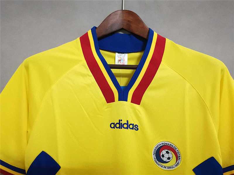 Romania Yellow Retro Jersey 1994