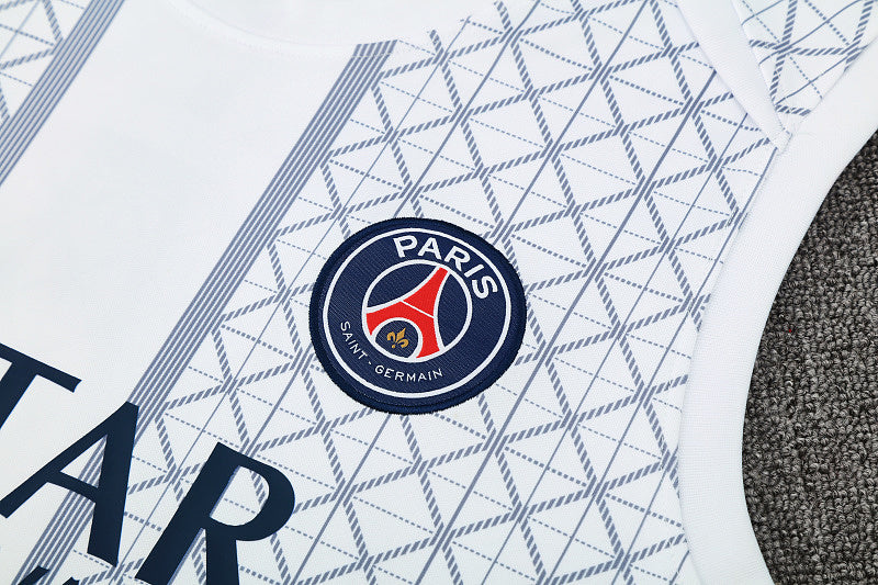 Camiseta sin Mangas PSG Blanco 25/26