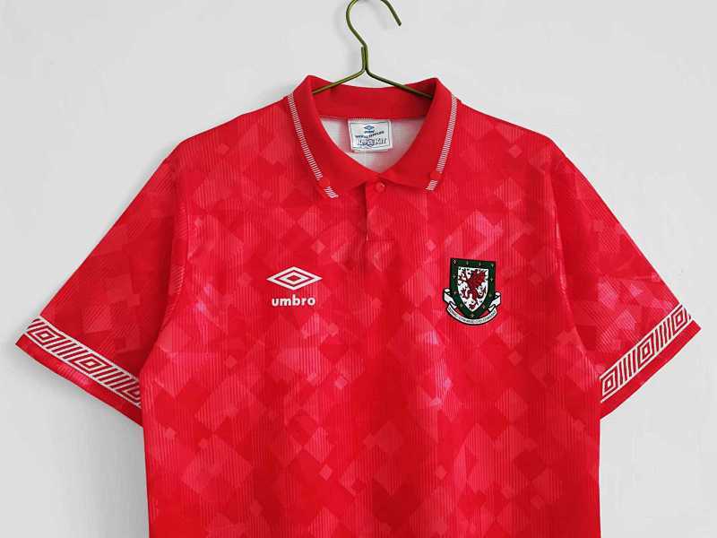 Maillot Pays de Galles 90/92