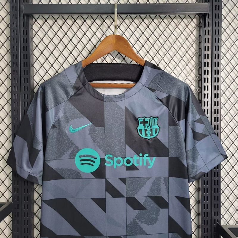 Camiseta FC Barcelona Negro Pre-Partido 23/24