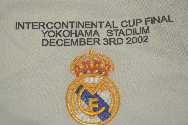Maillot Real Madrid Domicile Rétro 2001/02