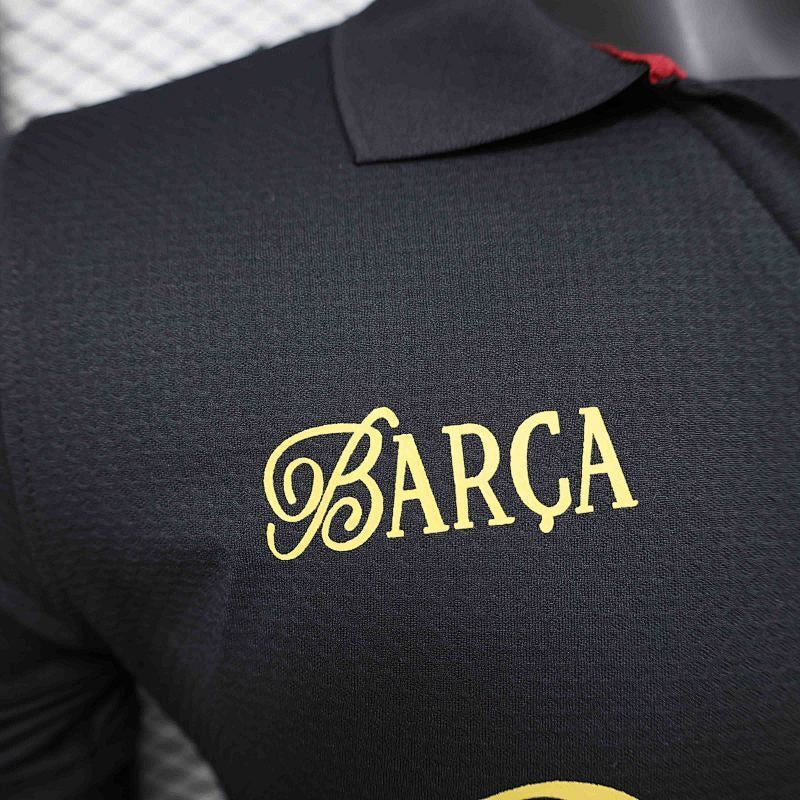 Camiseta FC Barcelona Negro Edición Especial Versión Player 24/25