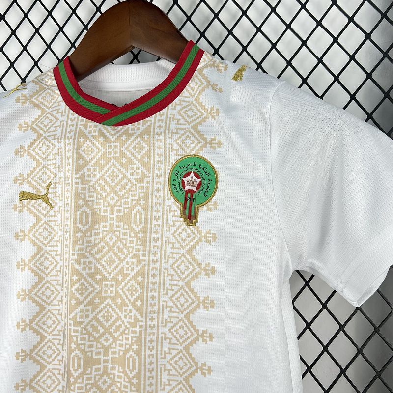 Maillot Maroc Extérieur Enfant Coupe du Monde 2026