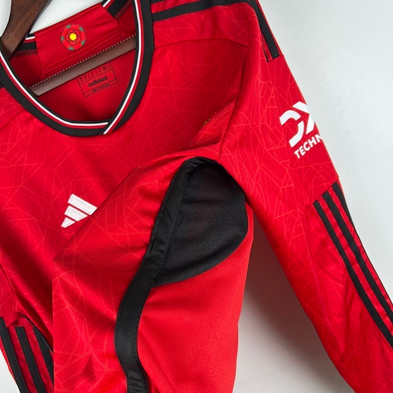 Maillot Manchester United Domicile Manches Longues 23/24