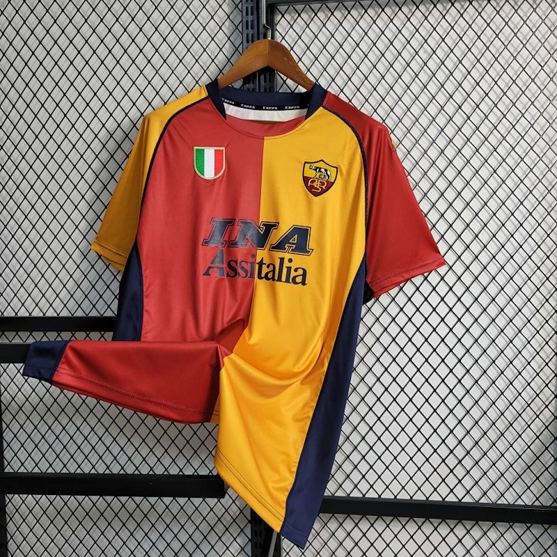 AS Roma Home Retro Jersey 2001/02