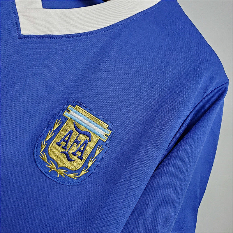 Maillot Argentina Extérieur Rétro 1986