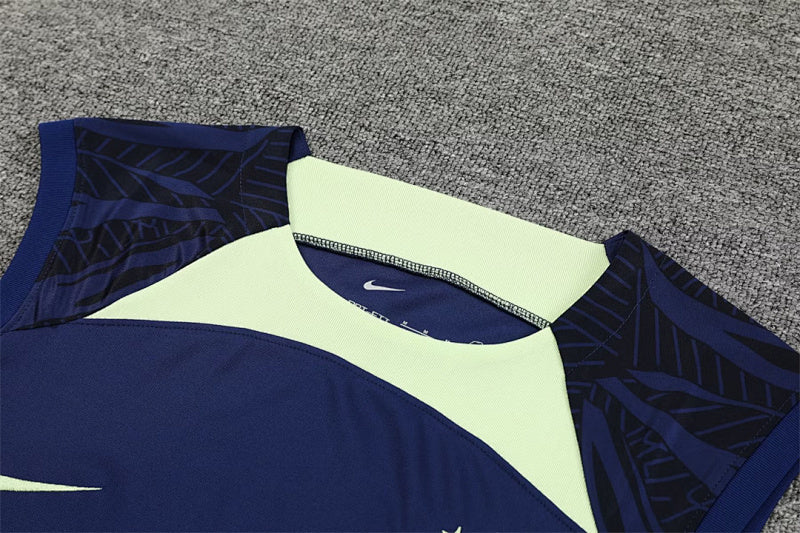 Camiseta sin Mangas Brasil Azul 2022