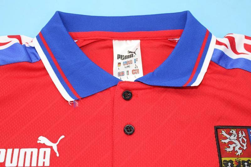 Polo Tchéquie Rojo Retro 1996