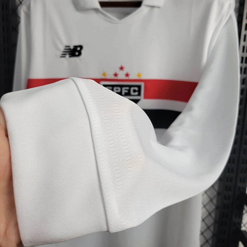 Maillot São Paulo Domicile Manches Longues 24/25