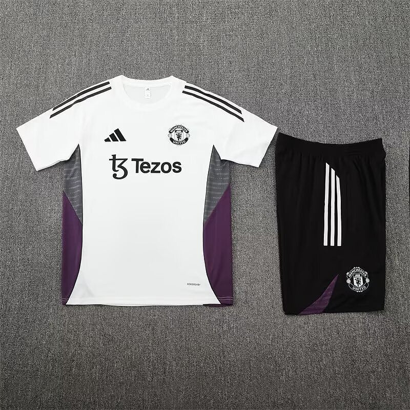 Ensemble Manchester United Blanc Prématch 25/26
